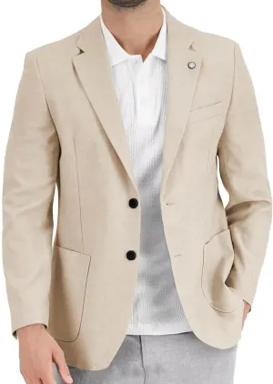 Wangyue Men's Casual Blazer Slim Fit Lightweight Jacket Casual Sport Coat Two Buttons Suit Jackets for Wedding Prom