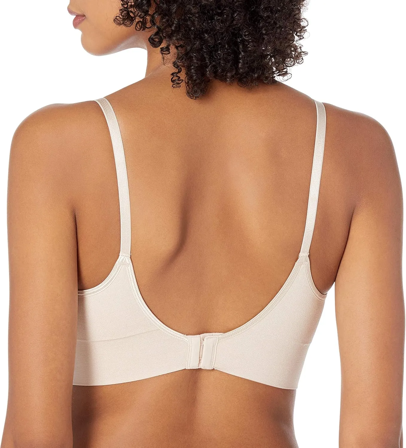 Warner's Women's Easy Does It Dig-Free Band with Seamless Stretch Wireless Lightly Lined Convertible Comfort Bra Rm0911a