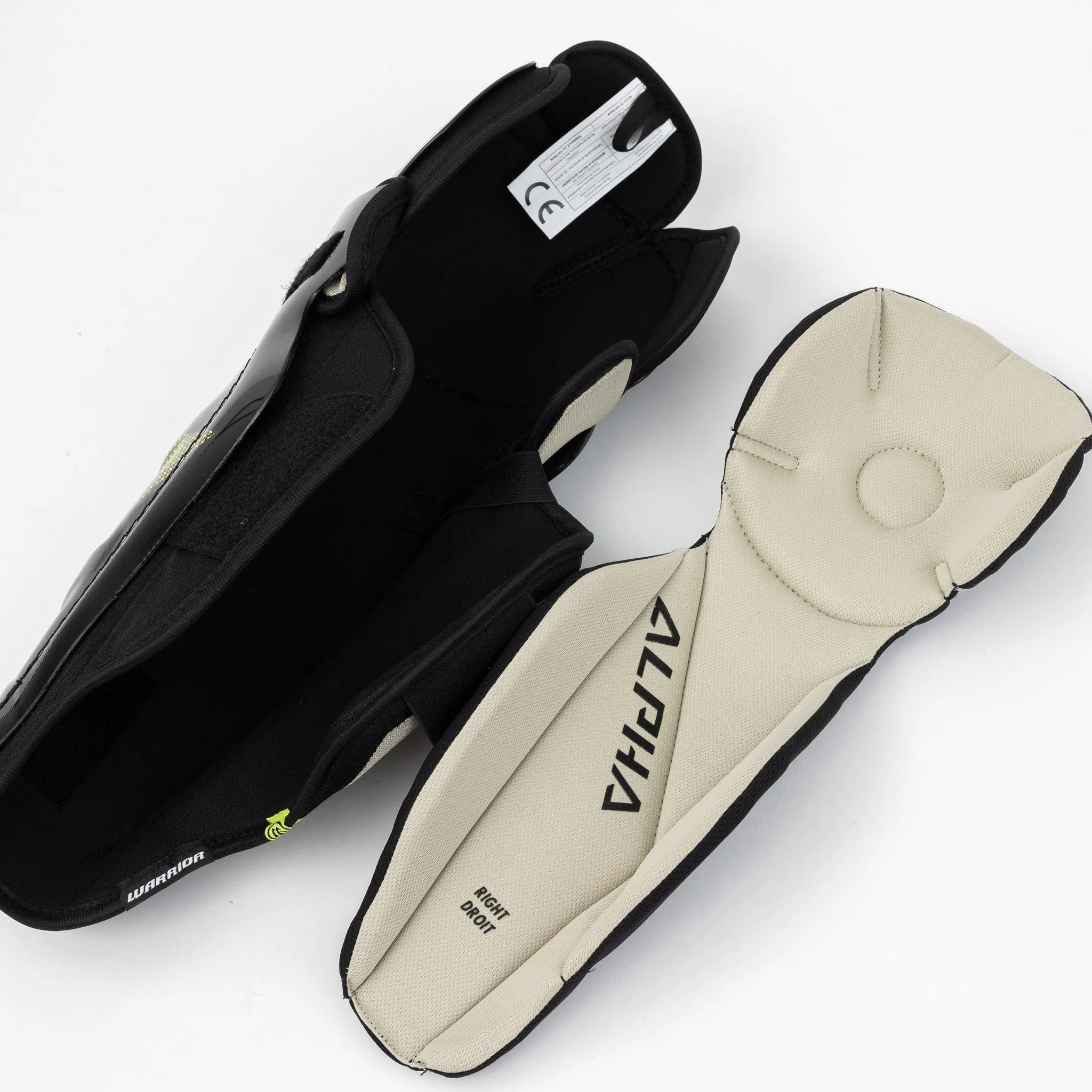 Warrior Alpha Lite Senior Hockey Shin Guards