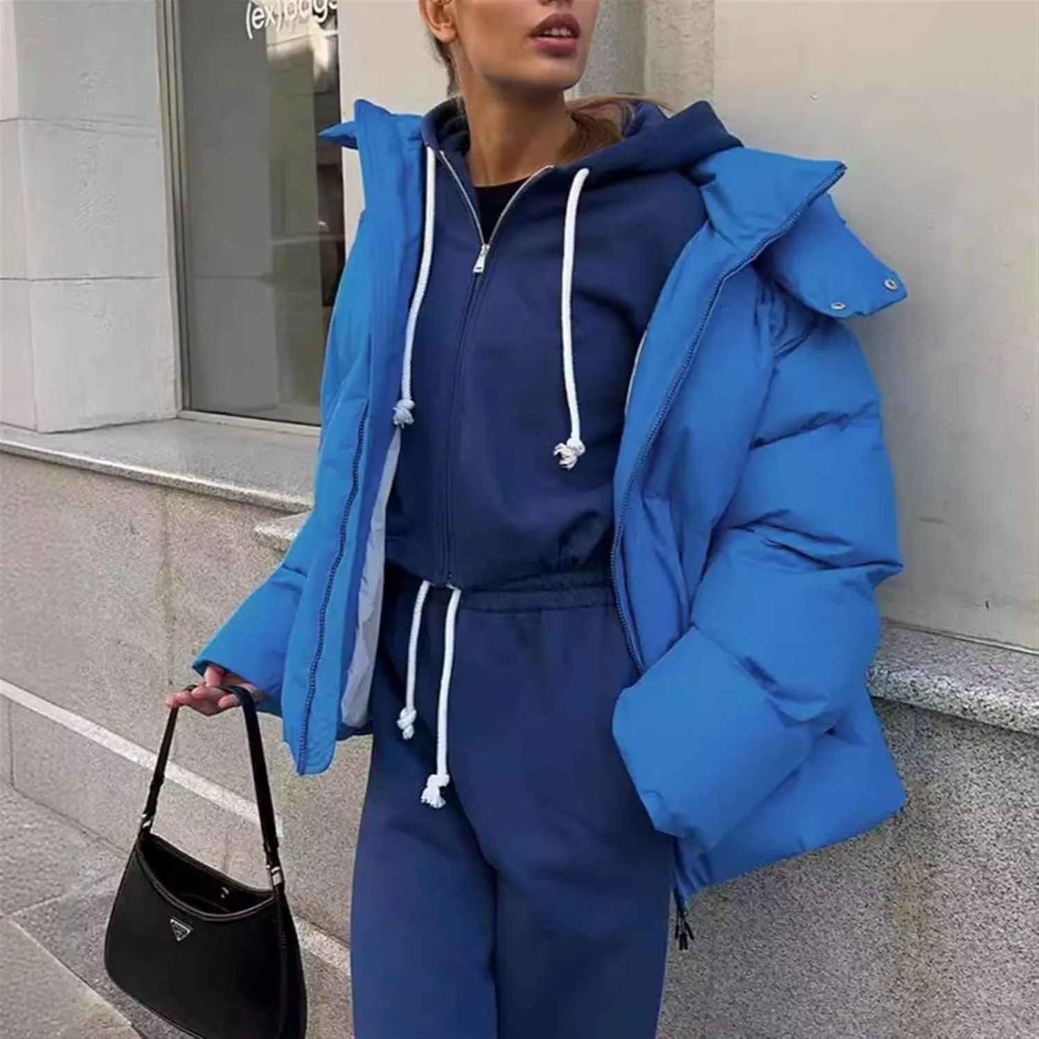 Women's Cotton Padded Jacket Coat Autumn And Winter Jacket Loose Cotton Padded Jacket Loose Coat Top
