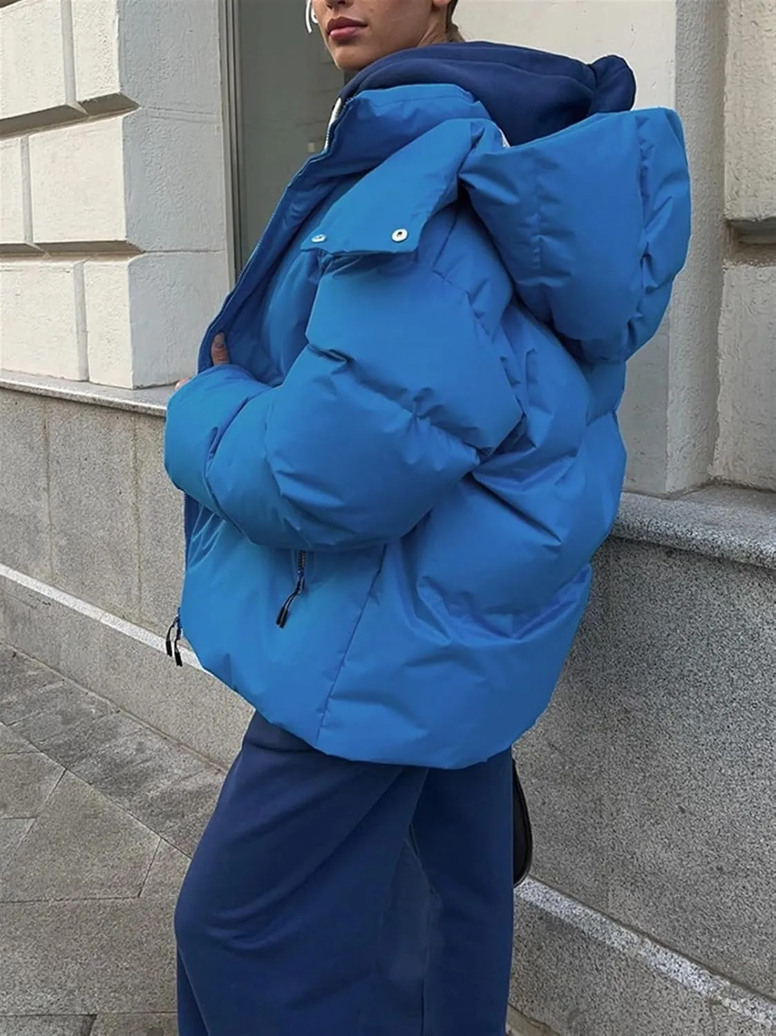 Women's Cotton Padded Jacket Coat Autumn And Winter Jacket Loose Cotton Padded Jacket Loose Coat Top