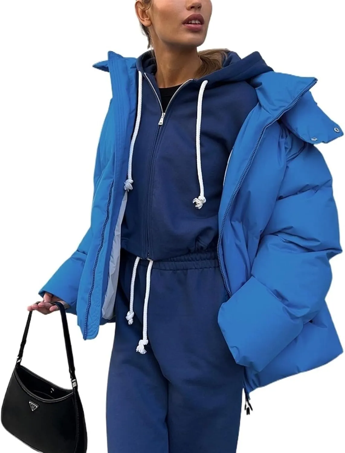Women's Cotton Padded Jacket Coat Autumn And Winter Jacket Loose Cotton Padded Jacket Loose Coat Top