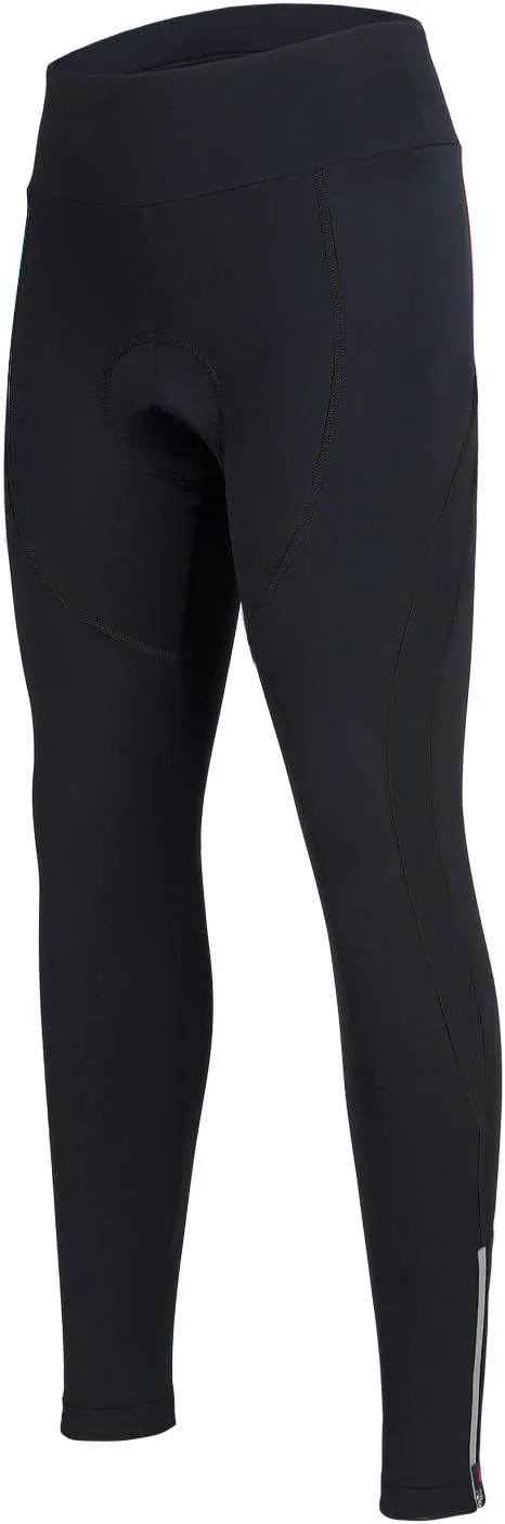 Women's Cycling Pants 3D Padded Compression Tight, Long Bike Bicycle Pants with Wide Waistband