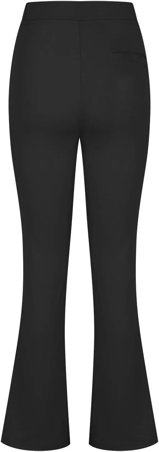 Womens Dress Pants Business Casual Work Pants High Waist Stretchy Trousers Bootcut Office Slacks with Pockets