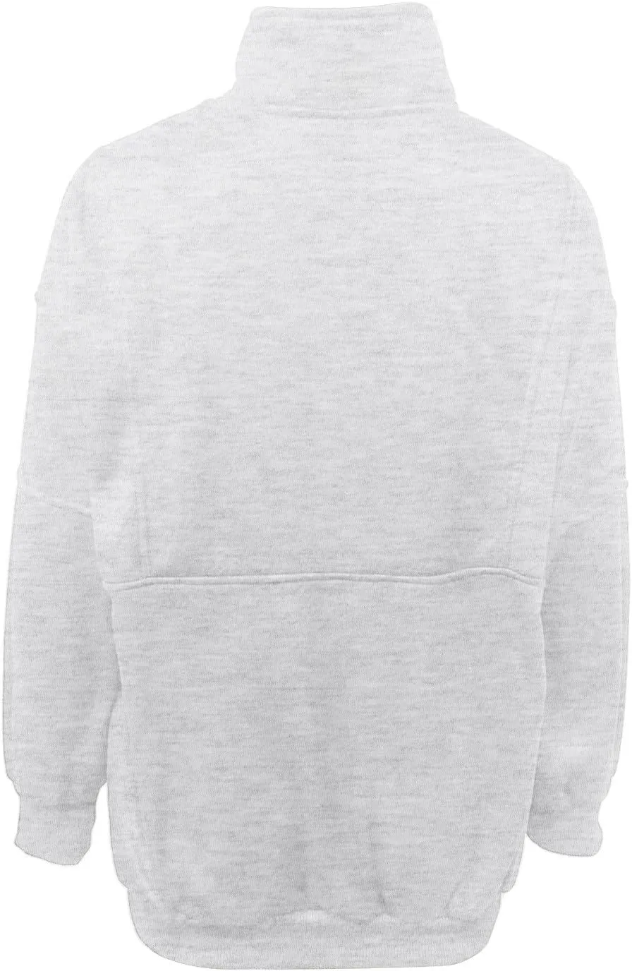 Women's Half Zip Oversized Sweatshirts Fleece Long Sleeve Hoodies Casual Sweaters With Pockerts