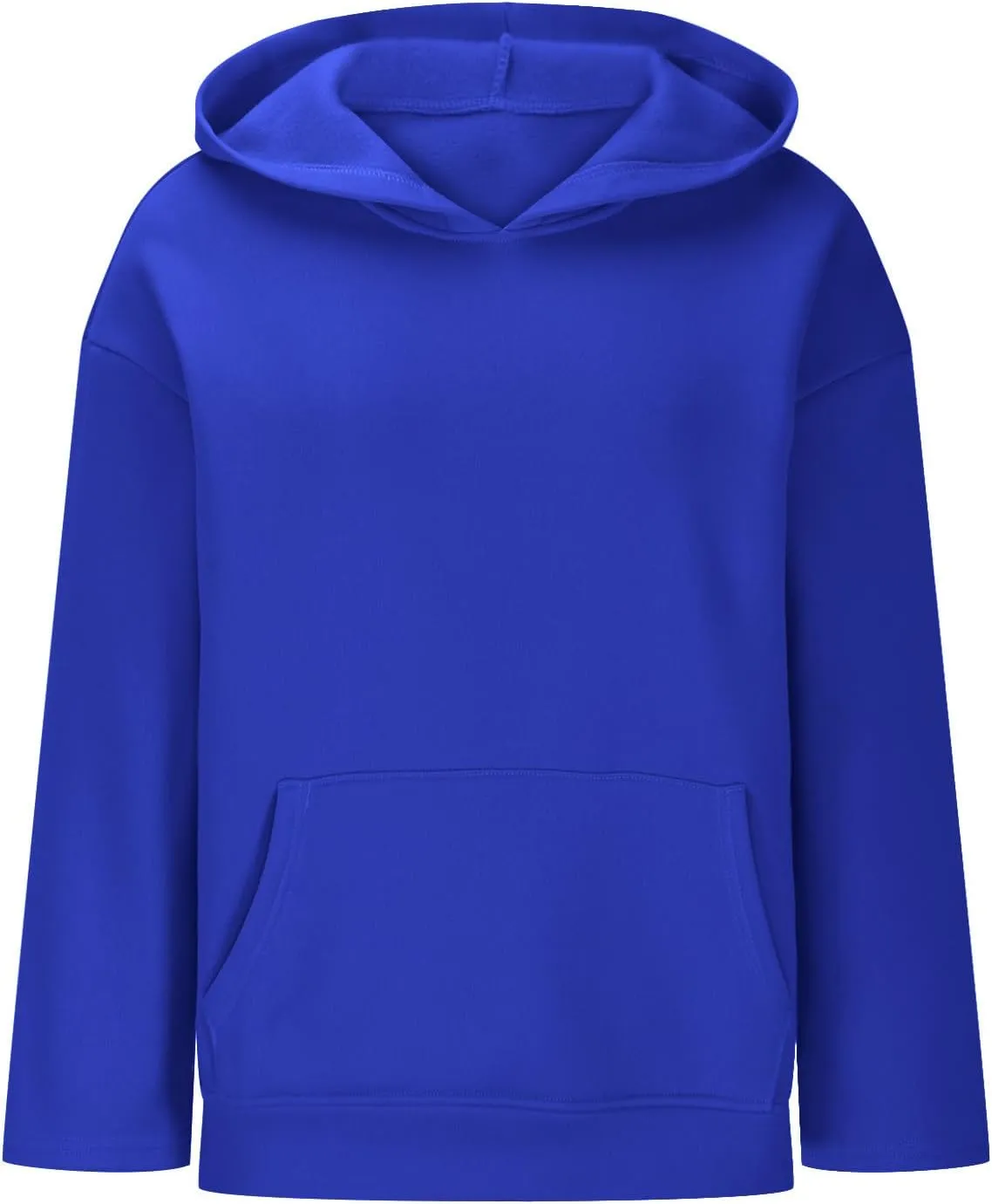 Women's Oversized Hoodies,Casual Crew Neck Long Sleeve Fleece Sweatshirts Pullover Sweaters Teen Girls Cute Tops