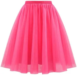 Womens Pleated Ruffle Mini Skirt Flowy Tulle High Waist Casual Skort Mesh Versatile Swing Flowy Athletic Tutu Skirts