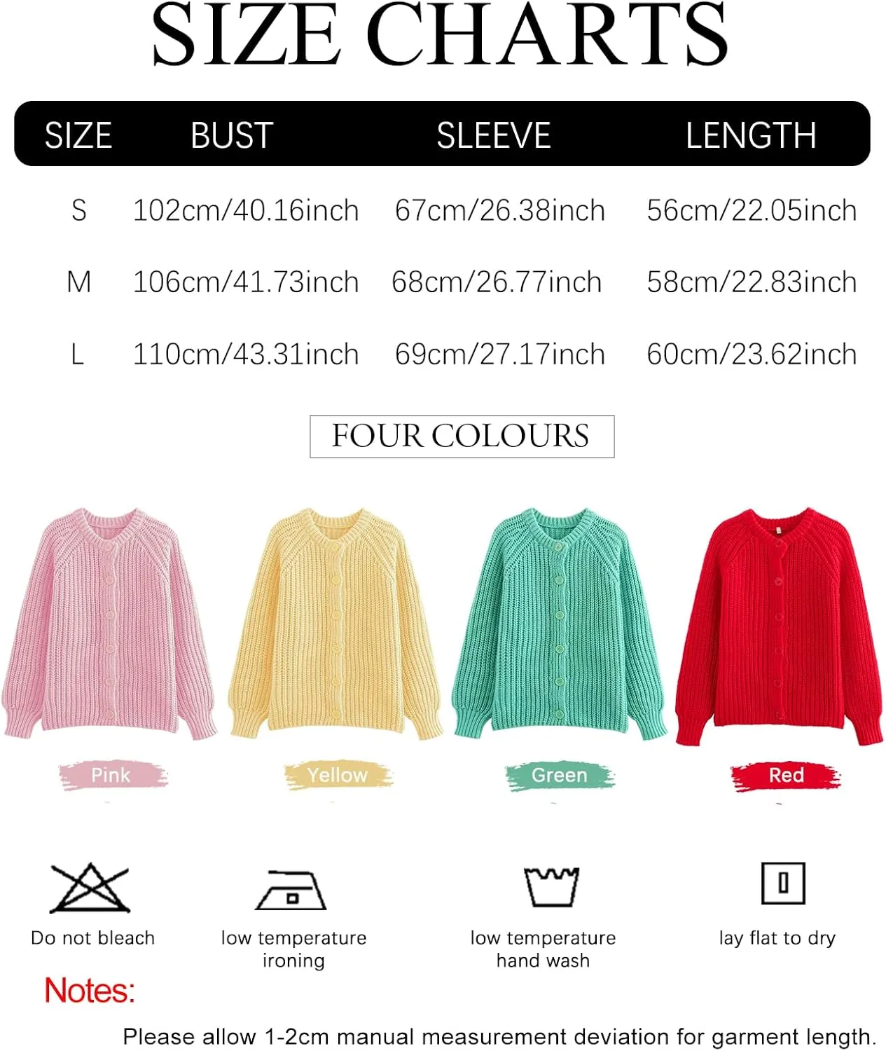 Yimoon Womens Y2K Cardigan Sweater Crewneck Long Sleeve Button Down Cropped Knit Cardigan Outwear 2024