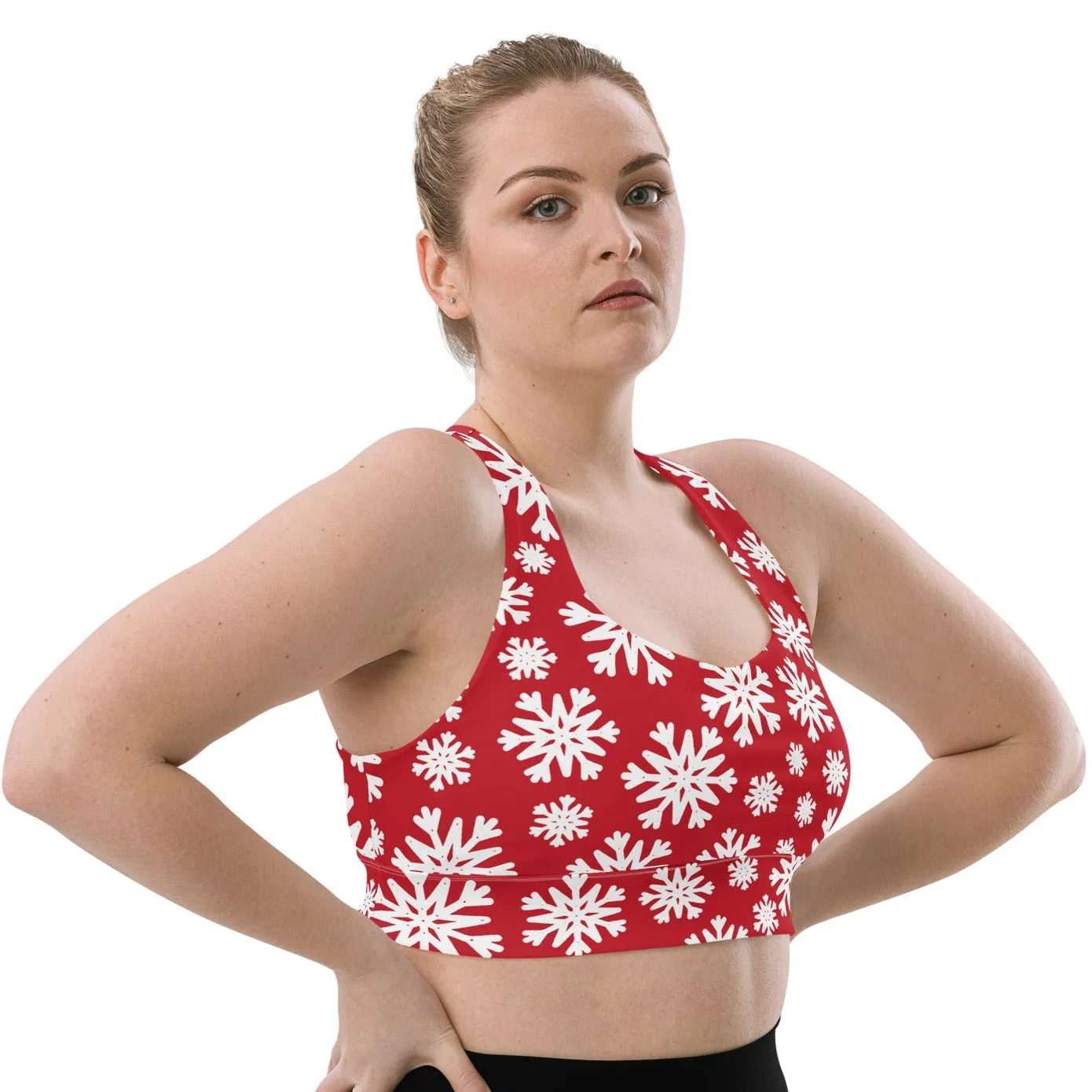 Yoga Wear Longline Sports Bra Soft and Comfortable