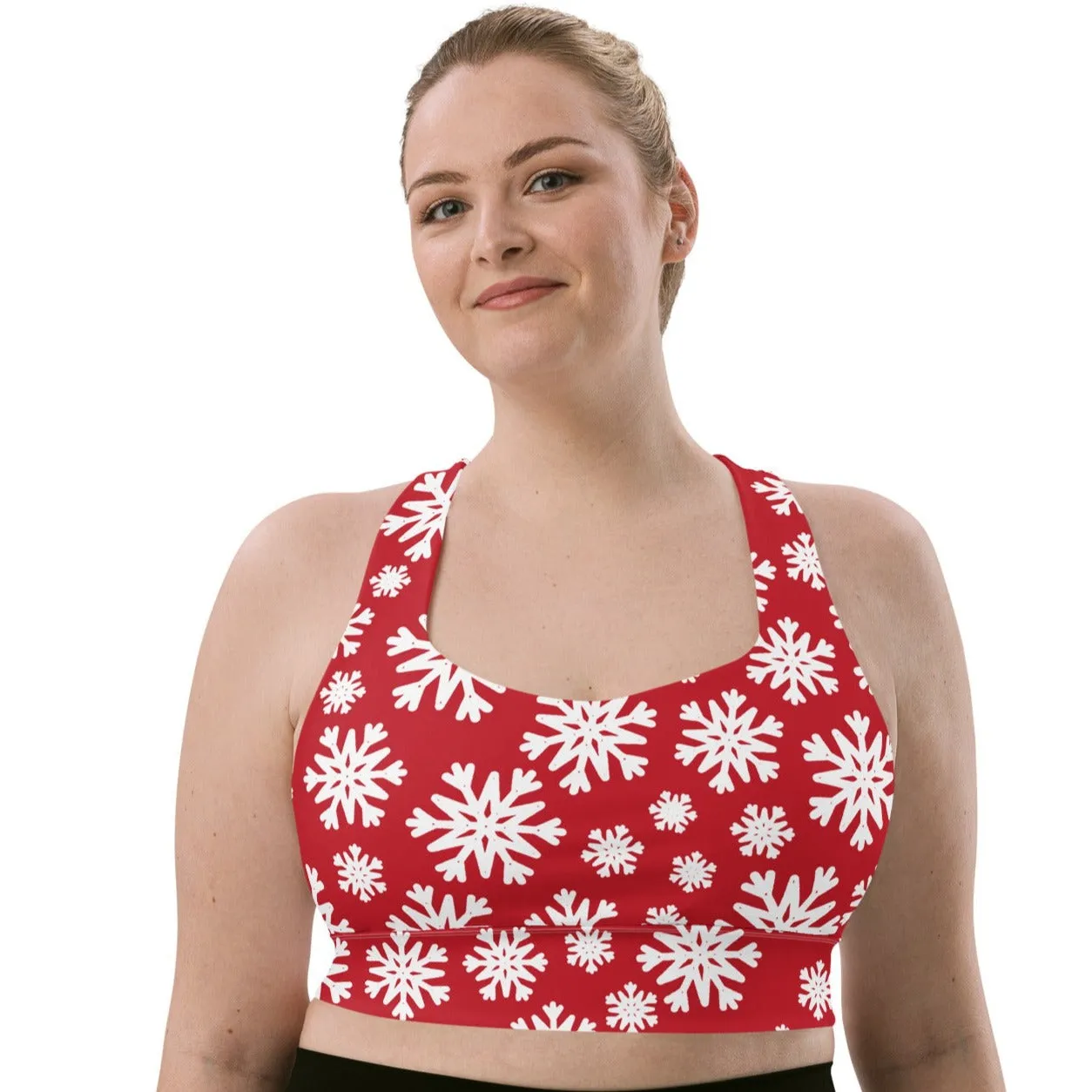 Yoga Wear Longline Sports Bra Soft and Comfortable