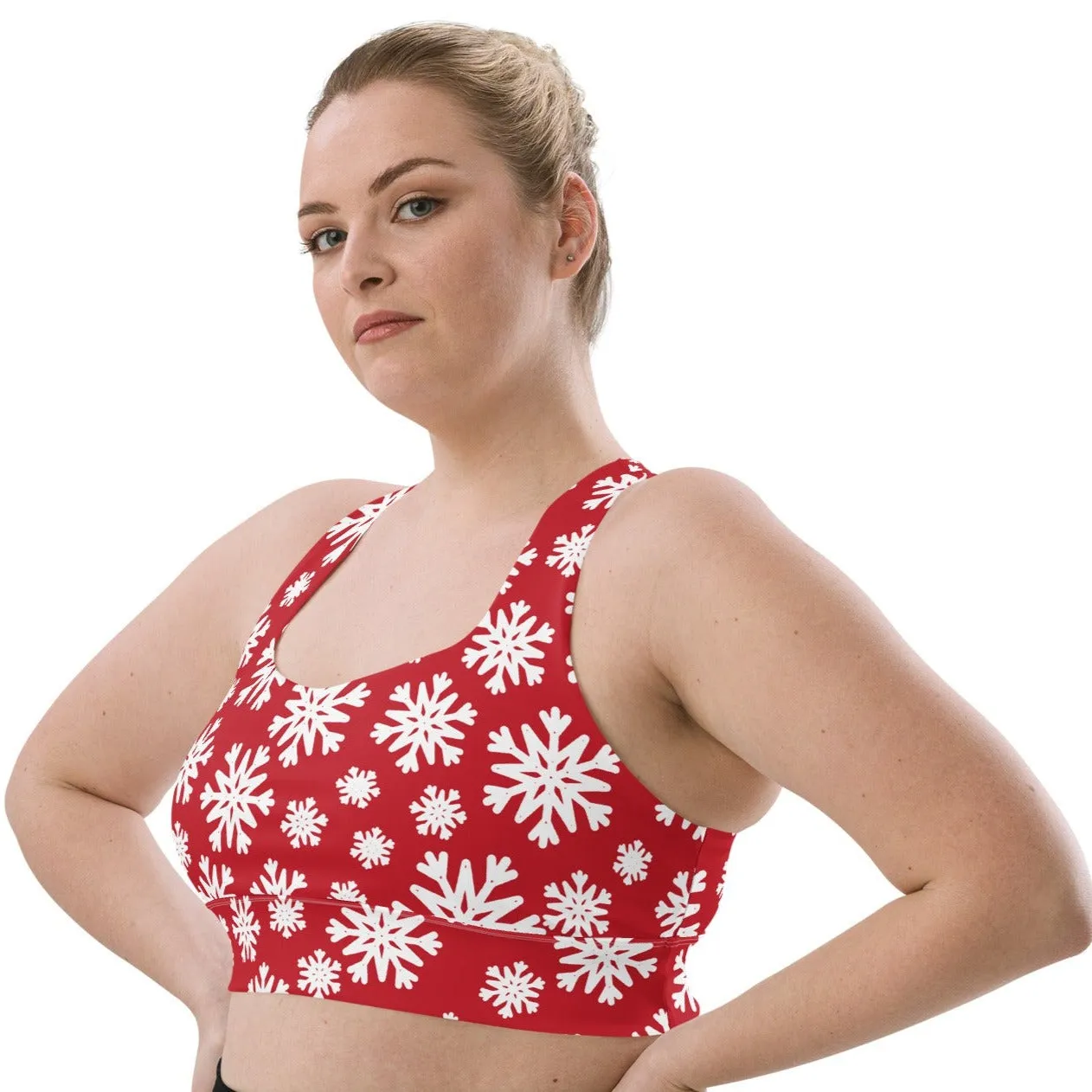 Yoga Wear Longline Sports Bra Soft and Comfortable